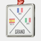 Radtouren Ornament Aus Metall (Links)