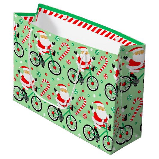 Radurlaub Große Geschenktüte (Vorderseite Schrägansicht)