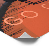 Radwandern Reiseplakat Poster (Ecke)