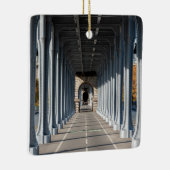 Radweg auf dem Pont Bir-Hakeim - Paris, Frankreich Keramikornament (Rechts)