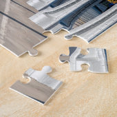 Radweg auf dem Pont Bir-Hakeim - Paris, Frankreich Puzzle (Seite)