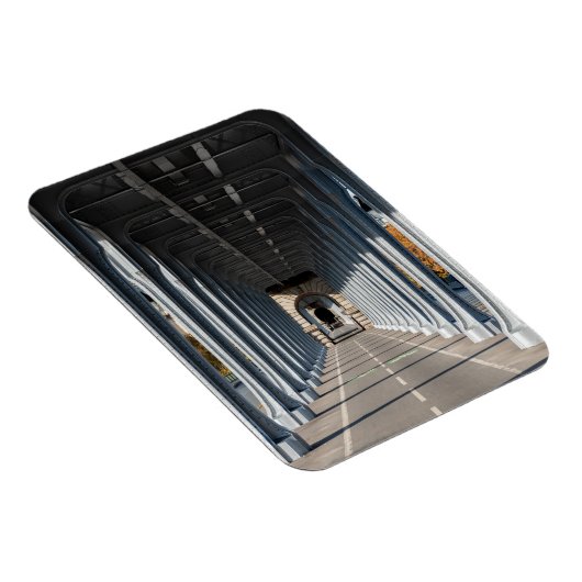 Radweg auf dem Steg Bir-Hakeim - Paris, Frankreich Magnet (Rechte Seite)