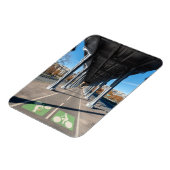 Radweg auf dem Steg Bir-Hakeim - Paris, Frankreich Magnet (Linke Seite)