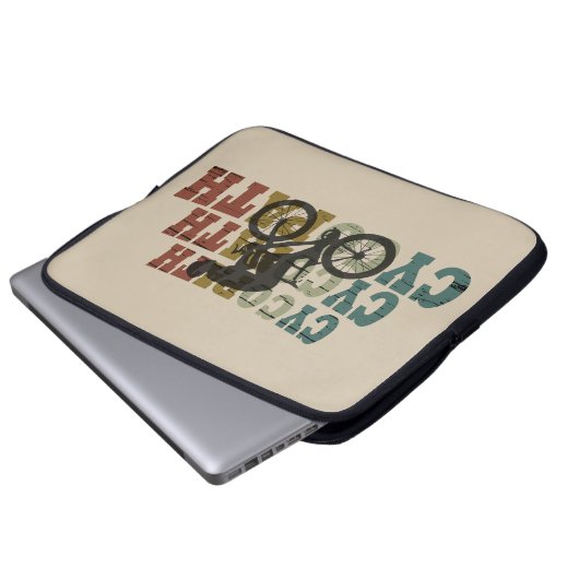 Radweg Laptopschutzhülle (Vorne Knopf)