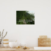 Radweg mit Bike Verse Poster (Küche)