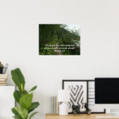 Radweg mit Bike Verse Poster (Heimbüro)