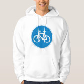 Radweg Sign Mens Hoodie (Vorderseite)