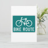 Radweg Unterwegs Radwanderweg Radweg Einladung (Stehend Vorderseite)