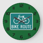 Radweg Unterwegs Radwanderweg Radweg Große Wanduhr (Vorderseite)