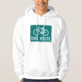 Radweg Unterwegs Radwanderweg Radweg Hoodie (Vorderseite)