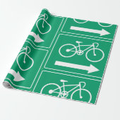 Radwegweisungspapier Geschenkpapier (Ungerollt)