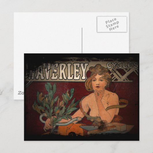 Radwerbung Postkarte (Vorne/Hinten)