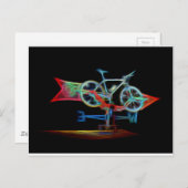 Radwetter Postkarte (Vorne/Hinten)