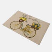 Radwillkommenmatte, Bike-Türmatte, Fahrradverleih Fußmatte (Schrägansicht)