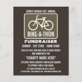 Radzeichen, Wohltätigkeit Bike-a-Thon-Veranstaltun Flyer (Vorne)
