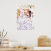 Rae and Claire Wedding | WataOshi Poster (Küche)