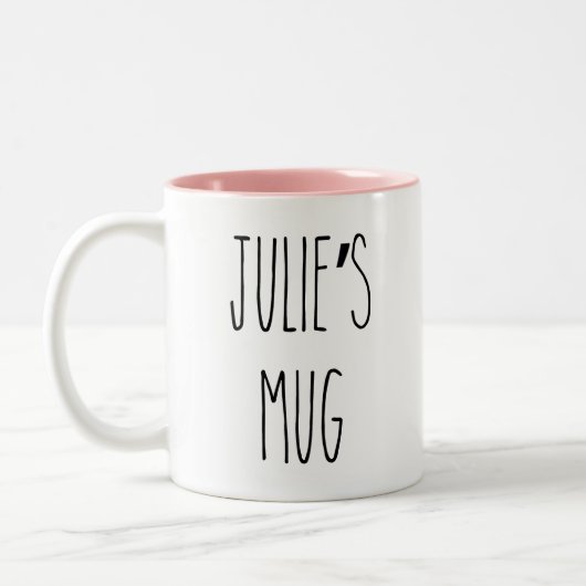 RAE DUNN Inspiriert Individuelle Name Kaffee Tasse (Links)