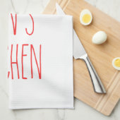 RAE DUNN Inspiriert Individuelle Name Küche Backen Geschirrtuch (Viertel Falte)