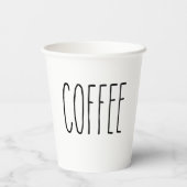 RAE DUNN Inspiriert Moderner Kaffee  Pappbecher (Rückseite)