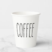 RAE DUNN Inspiriert Moderner Kaffee  Pappbecher (Vorderseite)