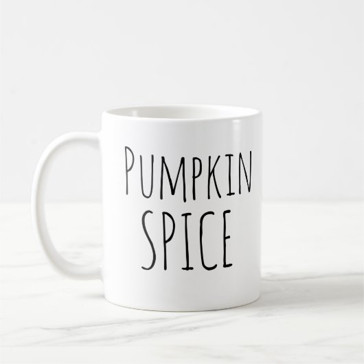 Rae Dunn Inspiriert Pumpkin Spice Fall Kaffeezuber Kaffeetasse (Links)