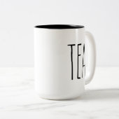 RAE DUNN Inspiriert Tee-Tasse Zweifarbige Tasse (VorderseiteRechts)
