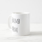 Rae Dunn inspirierte F-Bombe Mama-Kaffee-Tasse Kaffeetasse (Vorderseite Links)