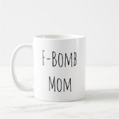 Rae Dunn inspirierte F-Bombe Mama-Kaffee-Tasse Kaffeetasse (Links)