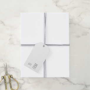 Rae Dunn inspirierte Geschenk-Umbauten Geschenkanhänger