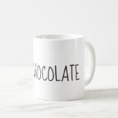 Rae Dunn inspirierte HEISSE SCHOKOLADE Tasse (VorderseiteRechts)