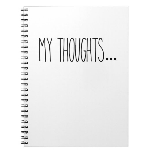 RAE DUNN Inspirierte meine Gedanken Notizblock (Vorderseite)