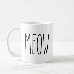 RAE DUNN inspirierte Meow-Tasse Kaffeetasse