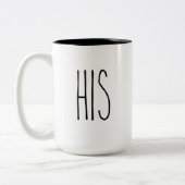 RAE DUNN Inspirierte seinen modernen Bauernstil Zweifarbige Tasse (Links)