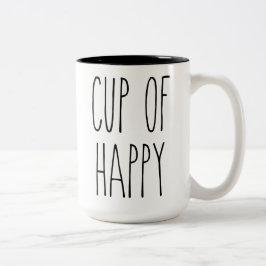 RAE DUNN Inspirierter Cup of Happiness Tasse