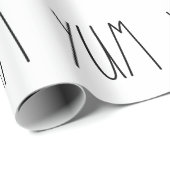 Rae Dunn inspiriertes YUM Verpackungs-Papier Geschenkpapier (Rolleneckpunkt)