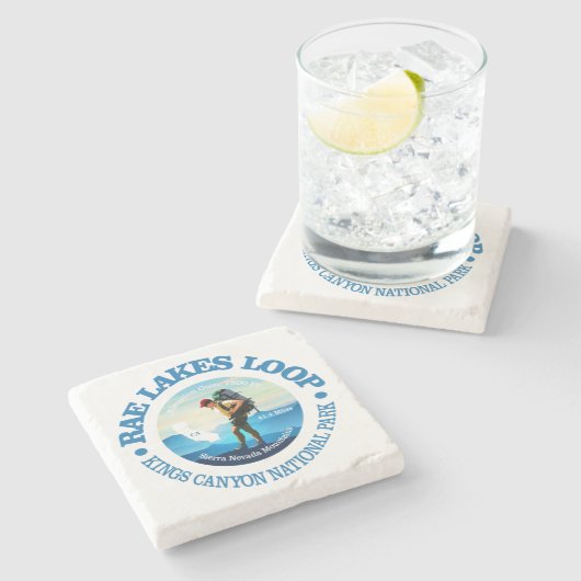 Rae Lakes Loop (C) Steinuntersetzer (Seitenansicht)