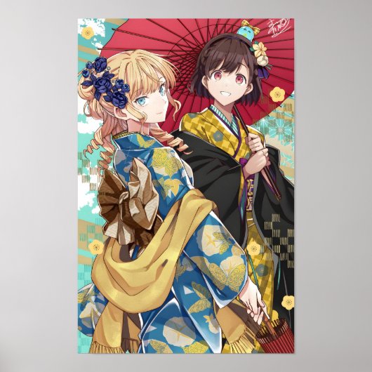 Rae x Claire | Ich bin in Liebe mit den Dörfern Poster (Vorne)