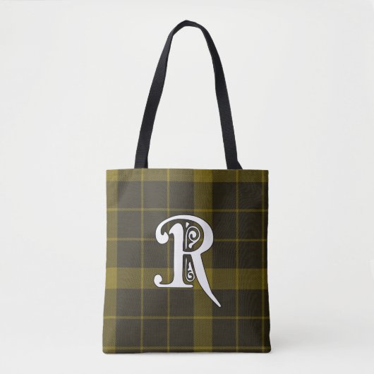 Raeburn Clan Tartan Monogram Tasche (Vorderseite)
