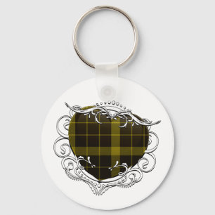 Raeburn Tartan-Herz Schlüsselanhänger