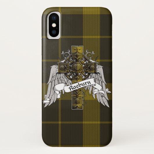 Raeburn Tartan-Kreuz Case-Mate iPhone Hülle (Rückseite)