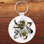 Raeburn Tartan Lion Schlüsselanhänger (Vorderseite)