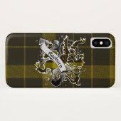 Raeburn Tartan-Löwe Case-Mate iPhone Hülle (Rückseite (Horizontal))