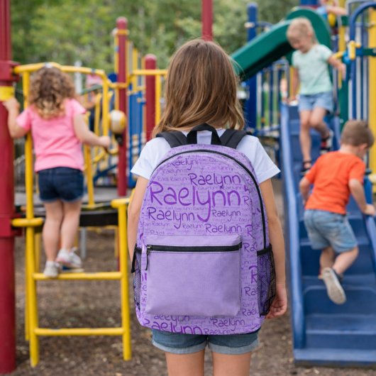 Raelynn wiederholt bedruckter rucksack