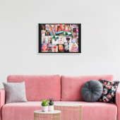 Raelynne Foto Collage Canvas Print Leinwanddruck (Insitu (Wohnzimmer))