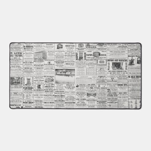 Rae's St. Louis mammoth chart (1849) Zeitung Schreibtischunterlage (Vorderseite)