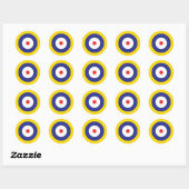 RAF/RCAF Roundel Stickers (Blatt)
