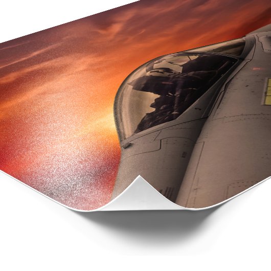 RAF-Taifun Fotodruck (Ecke)