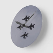 RAF Tornados Runde Wanduhr (Winkel)