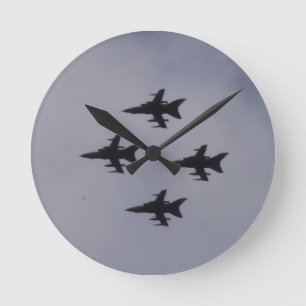 RAF Tornados Runde Wanduhr
