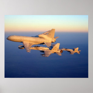 RAF Tristar und F-18C Hornet Poster